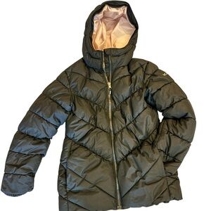 Columbia Youth Sportwear Black Puffer Jacket Coat size Medium (10)